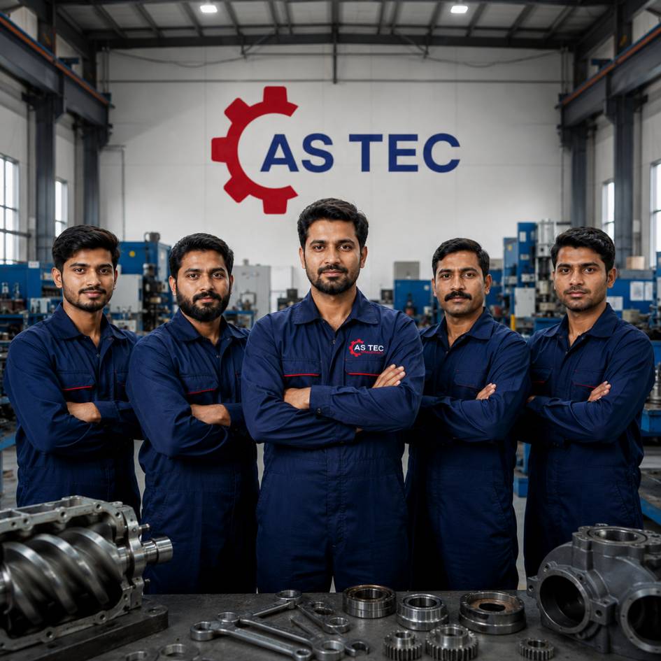 ASTEC Screw Air Compressor — Professional Industrial Equipment